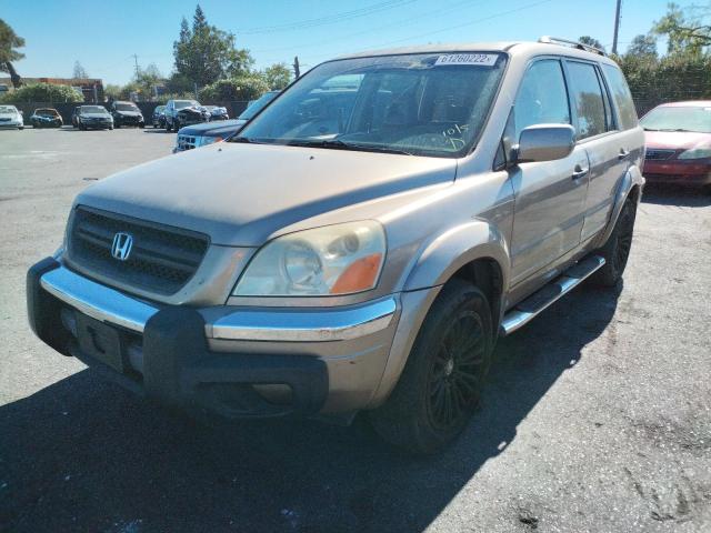 Photo 2 from auction – 2004 HONDA PILOT EXL with VIN 2HKYF18634H577596