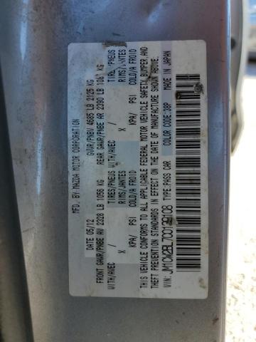 Photo 10 from auction – 2012 MAZDA 5 with VIN JM1CW2BL7C0139108