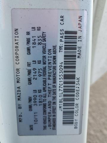 Photo 10 from auction – 2012 MAZDA 3 I with VIN JM1BL1L77C1553094