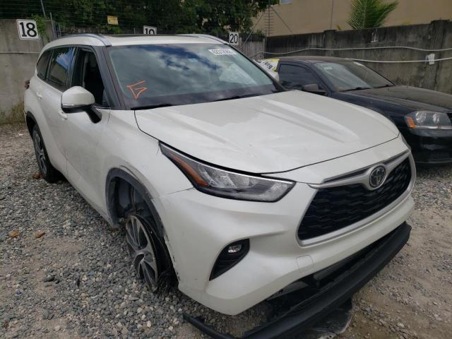 TOYOTA HIGHLANDER 2020 with VIN 5TDGZRAHXLS024014 - Photo from auction