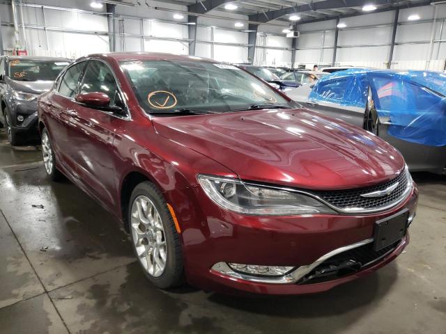 CHRYSLER 200 C 2015 with VIN 1C3CCCEGXFN601444 - Photo from auction