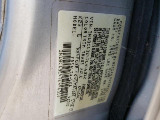 Photo 10 from auction – 2007 NISSAN VERSA S with VIN 3N1BC13E47L446312