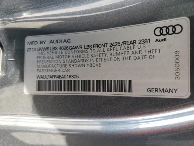 Photo 10 from auction – 2014 AUDI A5 PREMIUM with VIN WAULFAFR4EA016305