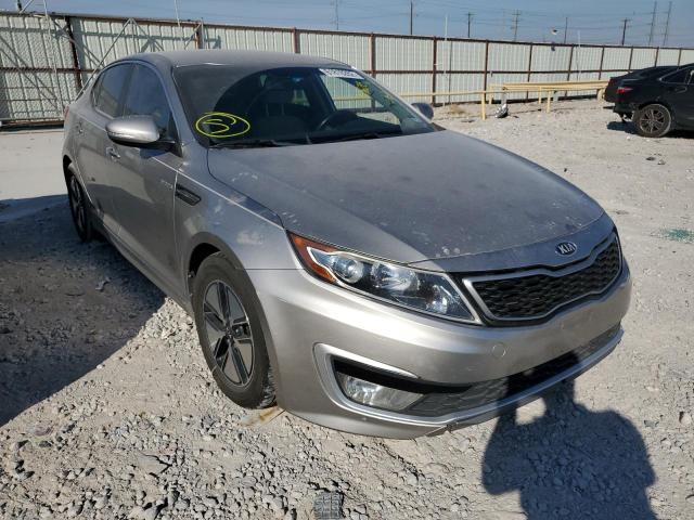 KIA OPTIMA HYB 2013 with VIN KNAGM4AD4D5043628 - Photo from auction