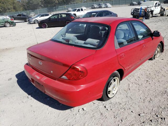 Photo 4 from auction – 2003 KIA SPECTRA BA with VIN KNAFB121635234003