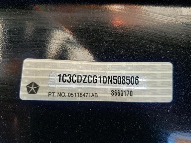 Photo 10 from auction – 2013 DODGE AVENGER SX with VIN 1C3CDZCG1DN508506