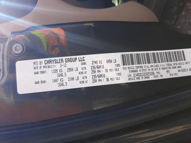 Photo 10 from auction – 2012 DODGE GRAND CARA with VIN 2C4RDGCG3CR253286