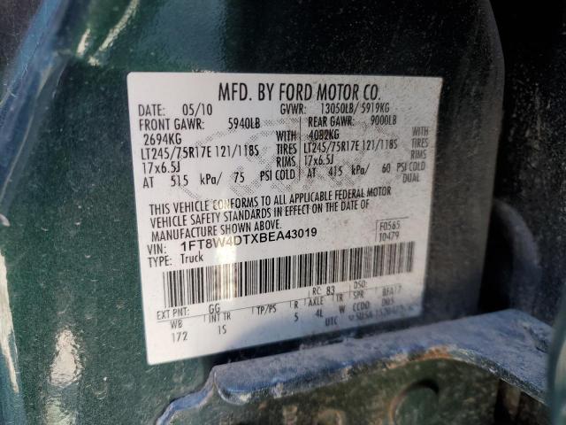 Photo 10 from auction – 2011 FORD F450 SUPER with VIN 1FT8W4DTXBEA43019