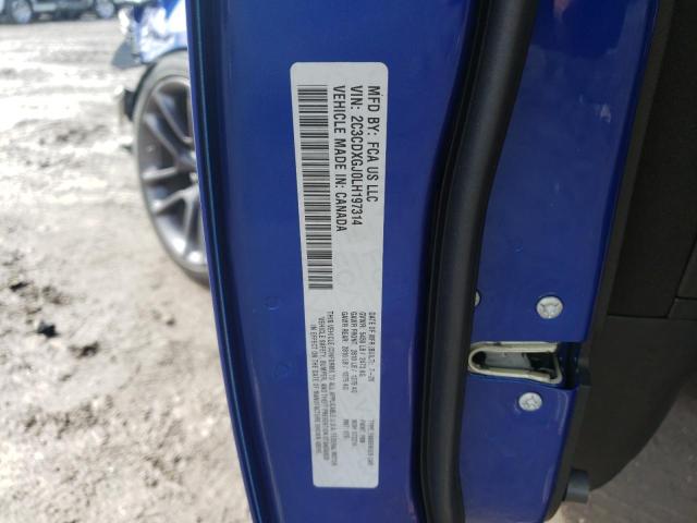 Photo 10 from auction – 2020 DODGE CHARGER SC with VIN 2C3CDXGJ0LH197314