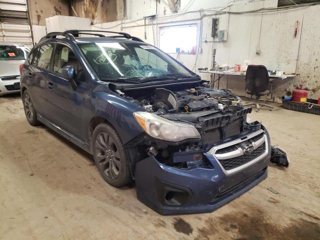 Photo 1 from auction – 2013 SUBARU IMPREZA SP with VIN JF1GPAL68DH840458