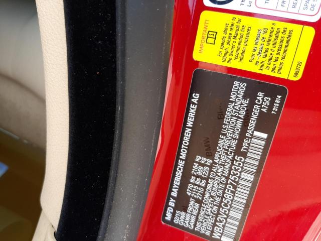 Photo 10 from auction – 2015 BMW 428 I with VIN WBA3V5C58FP753355
