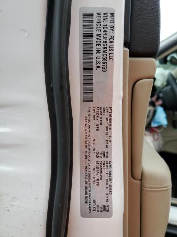 Photo 10 from auction – 2021 JEEP GRAND CHER with VIN 1C4RJFBG9MC566759