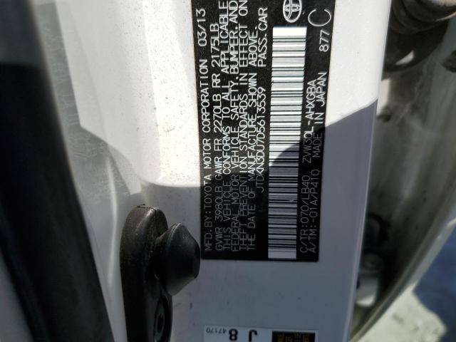 Photo 10 from auction – 2013 TOYOTA PRIUS with VIN JTDKN3DU7D5613539