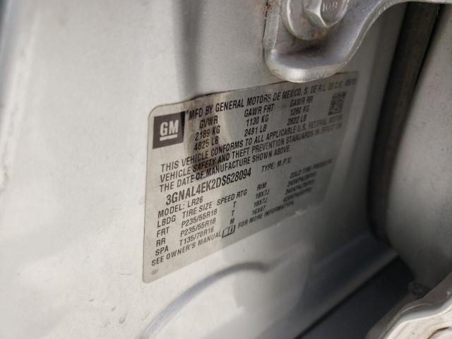 Photo 10 from auction – 2013 CHEVROLET CAPTIVA LT with VIN 3GNAL4EK2DS628094