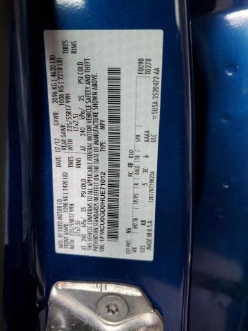 Photo 10 from auction – 2017 FORD ESCAPE SE with VIN 1FMCU0GD0HUE71012