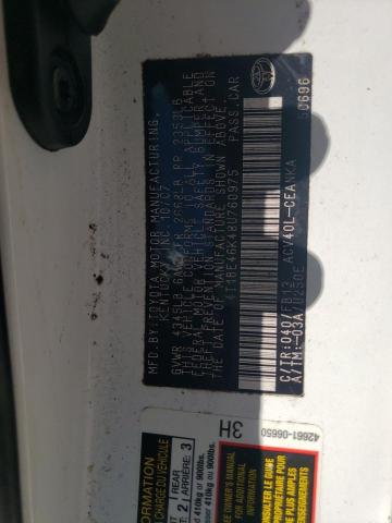 Photo 10 from auction – 2008 TOYOTA CAMRY CE with VIN 4T1BE46K48U760975