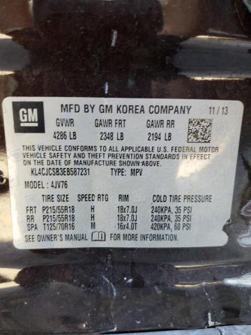 Photo 10 from auction – 2014 BUICK ENCORE with VIN KL4CJCSB3EB587231