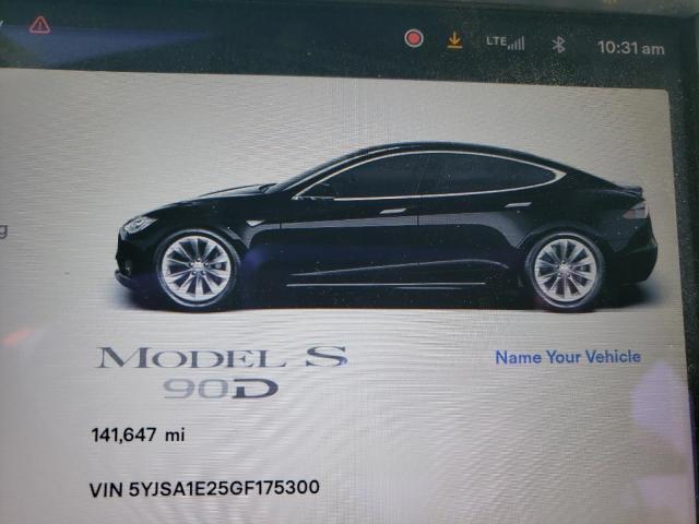 Photo 8 from auction – 2016 TESLA MODEL S with VIN 5YJSA1E25GF175300