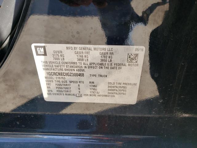 Photo 10 from auction – 2016 CHEVROLET SILVERADO with VIN 1GCRCNEC8GZ300468
