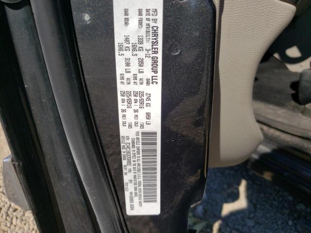 Photo 10 from auction – 2012 CHRYSLER TOWN & COU with VIN 2C4RC1BG3CR308921
