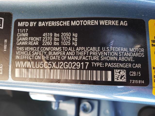 Photo 10 from auction – 2018 MINI COOPER S C with VIN WMWLU5C5XJ2G02917