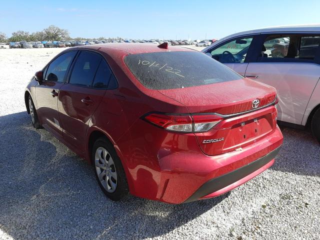 Photo 3 from auction – 2020 TOYOTA COROLLA LE with VIN 5YFEPRAEXLP093636
