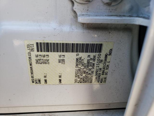 Photo 10 from auction – 2012 NISSAN ALTIMA BAS with VIN 1N4AL2AP6CC151050