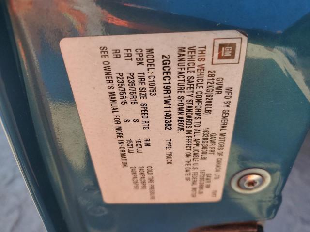 Photo 10 from auction – 1998 CHEVROLET GMT-400 C1 with VIN 2GCEC19R1W1140382
