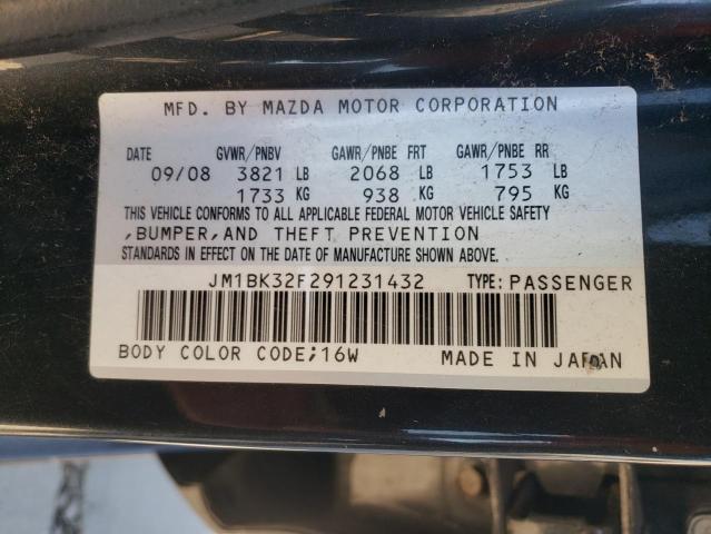 صورة رقم 10 من المزاد - 2009 MAZDA 3 I مع VIN JM1BK32F291231432