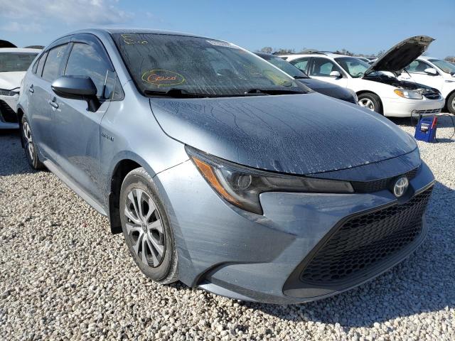 TOYOTA COROLLA LE 2021 with VIN JTDEAMDE2MJ006267 - Photo from auction