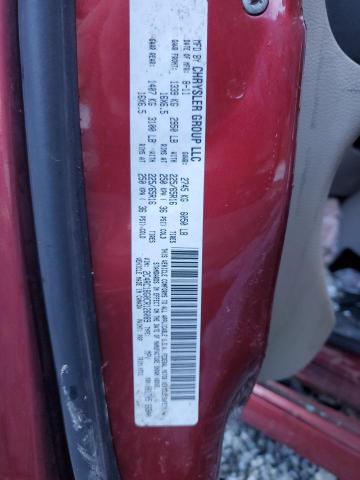 Photo 10 from auction – 2012 CHRYSLER TOWN & COU with VIN 2C4RC1BG0CR126089