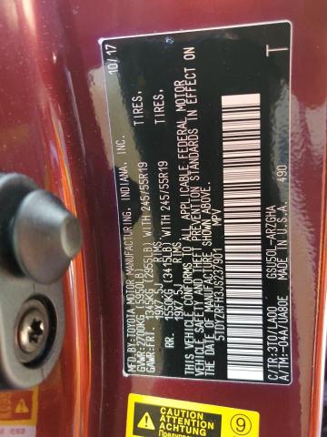 Photo 10 from auction – 2018 TOYOTA HIGHLANDER with VIN 5TDYZRFH3JS237901