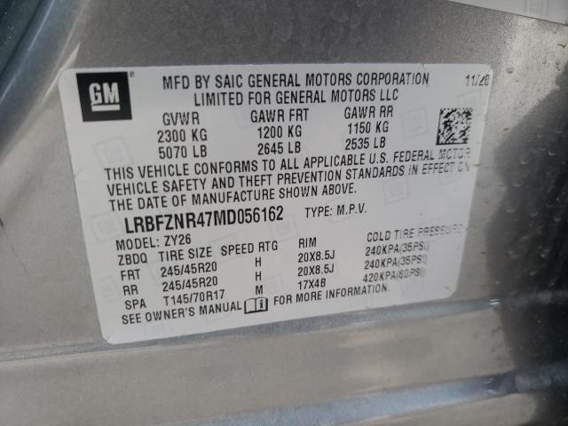 Photo 10 from auction – 2021 BUICK ENVISION E with VIN LRBFZNR47MD056162