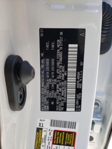 Photo 10 from auction – 2022 TOYOTA HIGHLANDER with VIN 5TDFARAH0NS012900