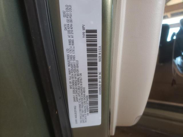 Photo 10 from auction – 2007 SUBARU LEGACY OUT with VIN 4S4BP61C877344284