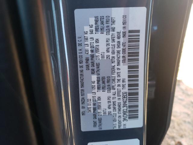 Photo 10 from auction – 2022 MAZDA CX-30 PREF with VIN 3MVDMBCL3NM403609