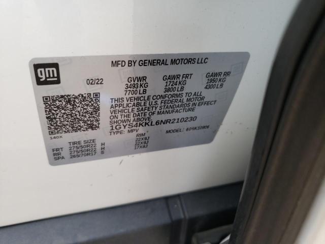 Photo 10 from auction – 2022 CADILLAC ESCALADE E with VIN 1GYS4KKL6NR210230