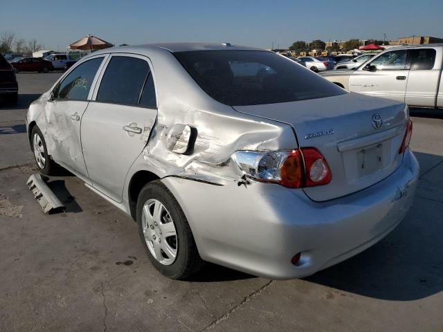 Photo 3 from auction – 2009 TOYOTA COROLLA BA with VIN JTDBL40E59J040827