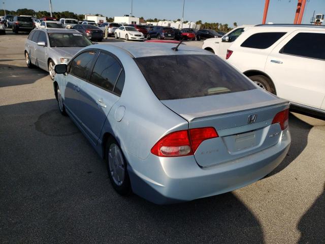 Photo 3 from auction – 2006 HONDA CIVIC HYBR with VIN JHMFA36256S009029