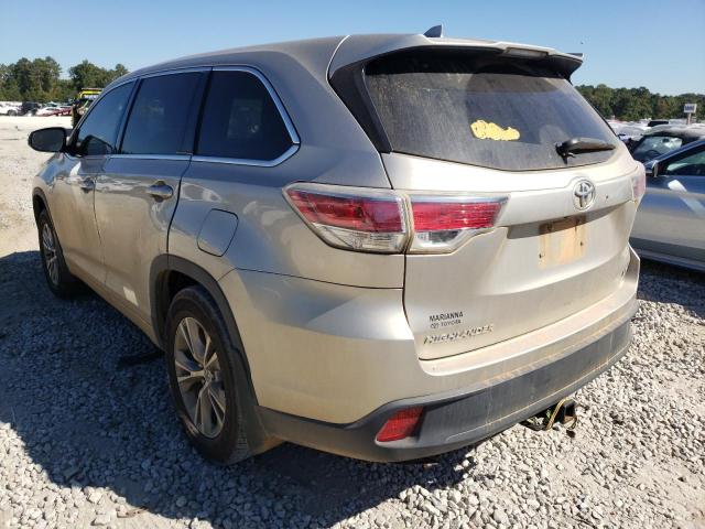 Photo 3 from auction – 2015 TOYOTA HIGHLANDER with VIN 5TDZKRFH4FS093291