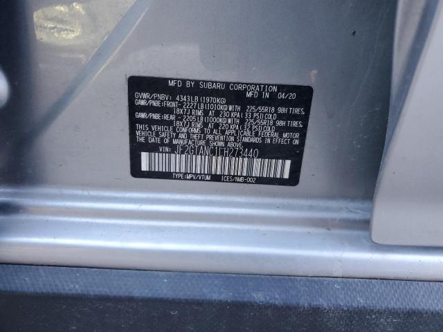Photo 10 from auction – 2020 SUBARU CROSSTREK with VIN JF2GTANC1LH273440
