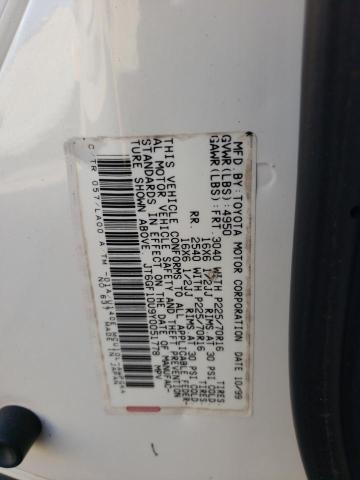 Zdjęcie 10 z aukcji – 2000 LEXUS RX 300 z VIN JT6GF10U9Y0051778