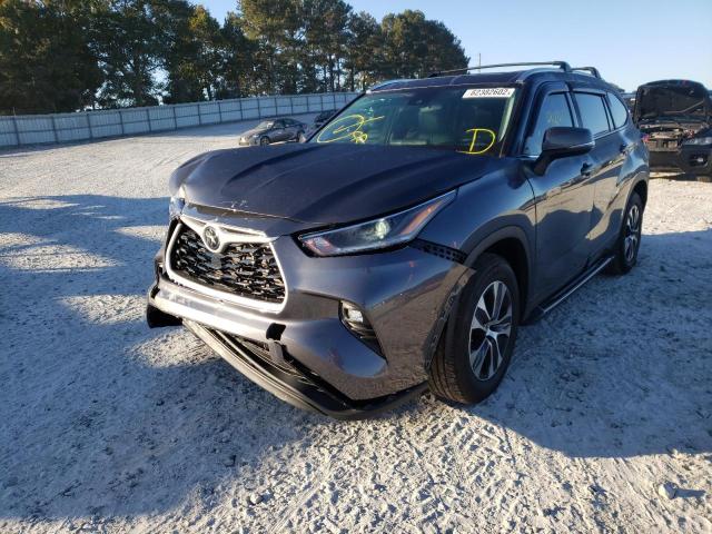 Photo 2 from auction – 2021 TOYOTA HIGHLANDER with VIN 5TDGZRAH7MS536007
