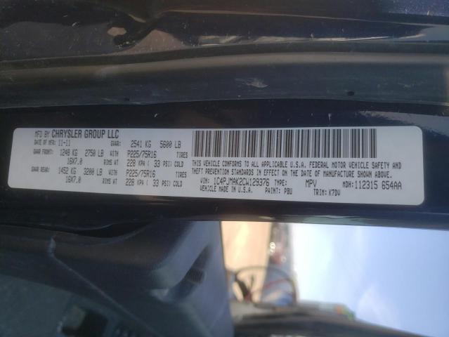 Photo 10 from auction – 2012 JEEP LIBERTY SP with VIN 1C4PJMAK2CW129376