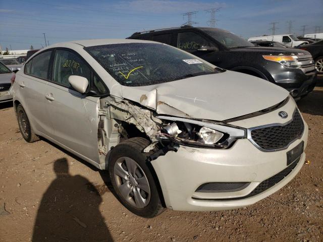 KIA FORTE LX 2014 with VIN KNAFK4A62E5148091 - Photo from auction