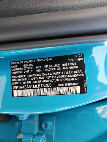 Photo 10 from auction – 2021 PORSCHE MACAN with VIN WP1AA2A51MLB13255
