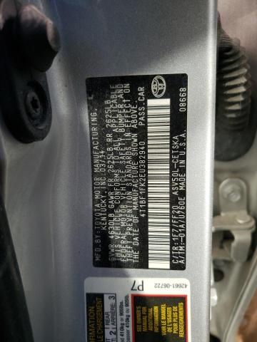 Photo 10 from auction – 2014 TOYOTA CAMRY L with VIN 4T1BF1FK2EU382940