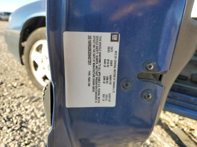 Photo 10 from auction – 2003 CHEVROLET IMPALA LS with VIN 2G1WH52K339437251