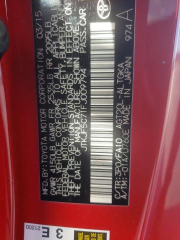 Photo 10 from auction – 2015 TOYOTA SCION TC with VIN JTKJF5C71FJ009794