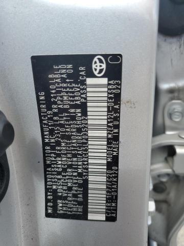 Photo 10 from auction – 2020 TOYOTA COROLLA SE with VIN 5YFS4RCE5LP035202